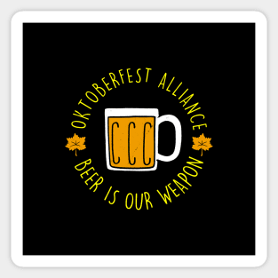 Beer Drinkers Oktoberfest Beer Slogan Fall Autumn Meme For Beer Lovers Sticker